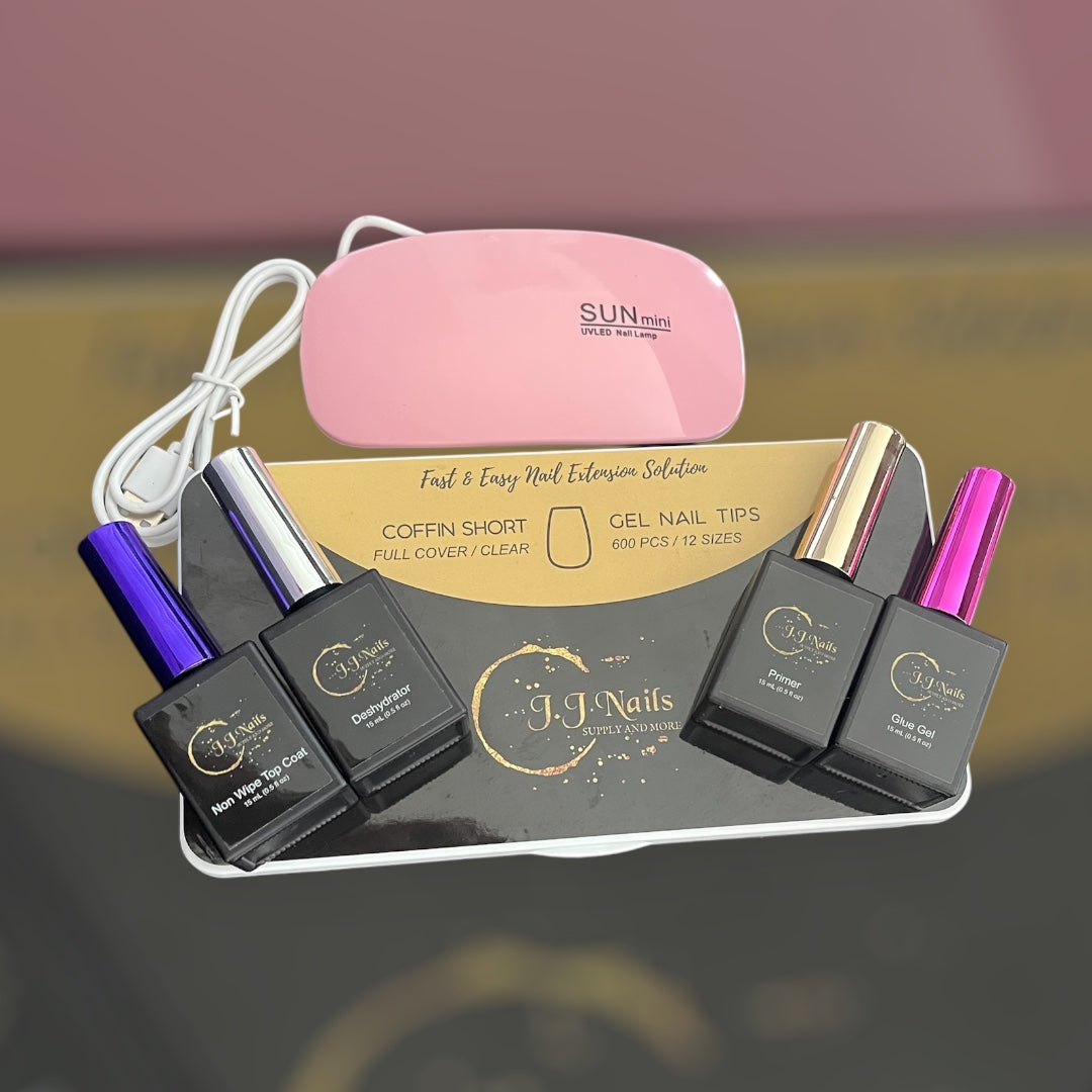 Kit Gel Tips Coffin short