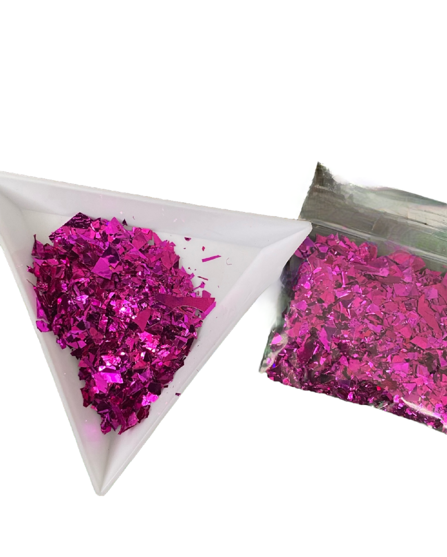 Flakes fushia