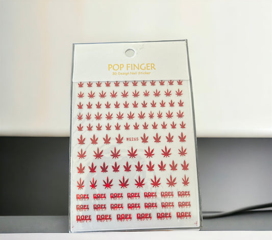 Dope Weed Stickers Variedad