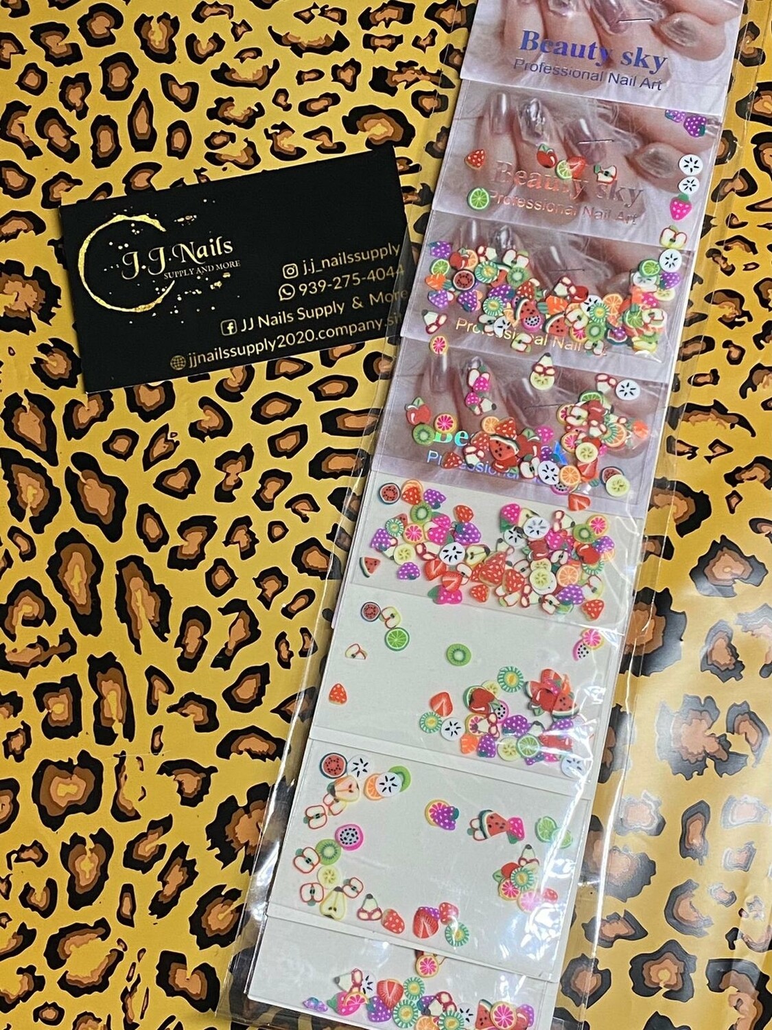  Confetti Fruits 6pcs