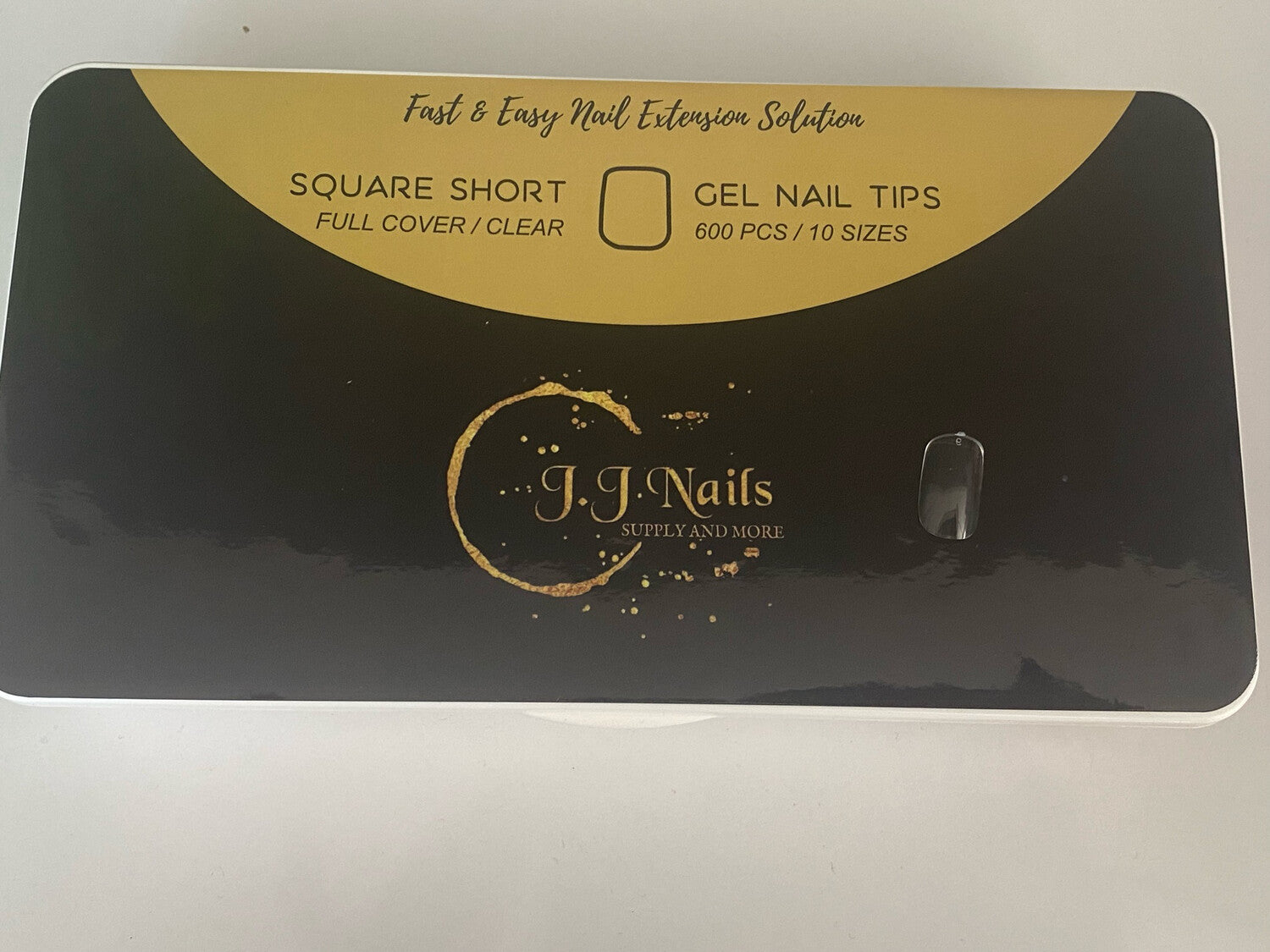 Gel tips square short (600pcs)