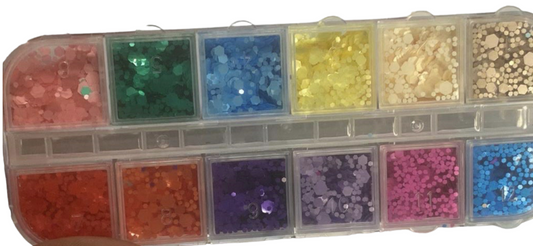 Chunky glitters box