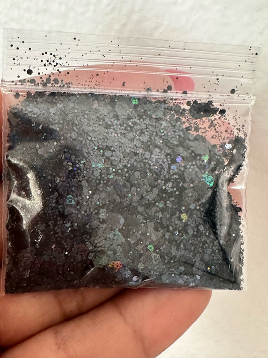 Glitter mix black