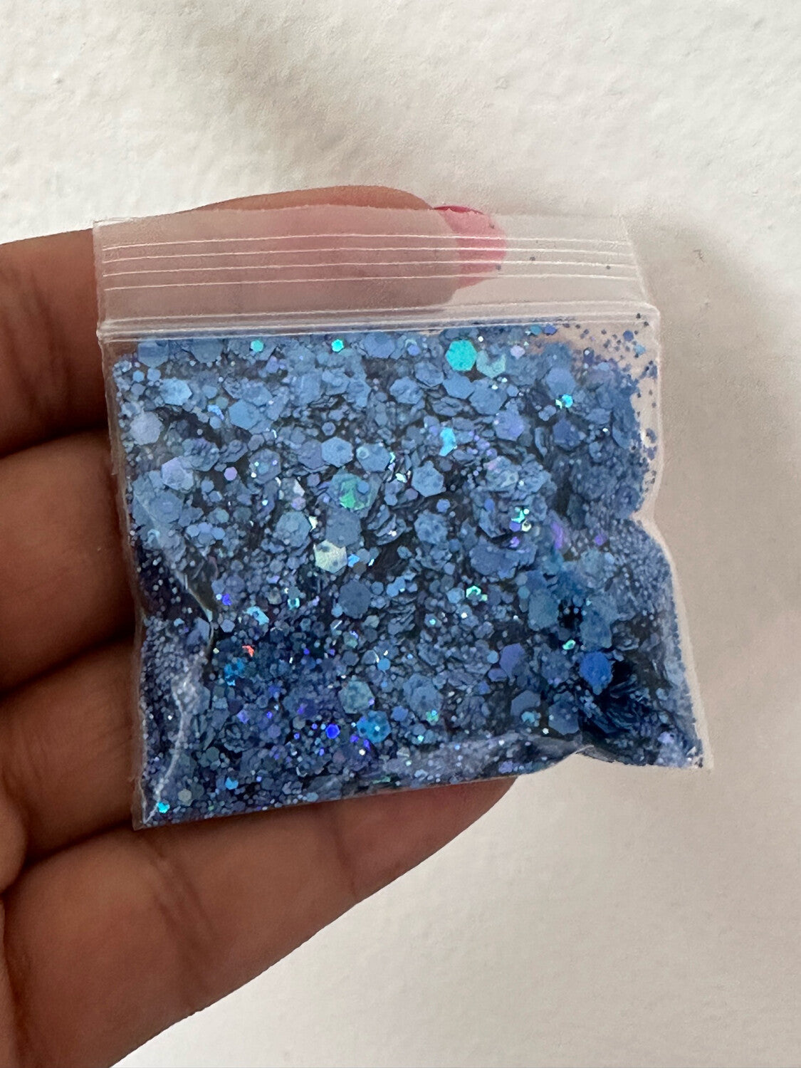 Glitter mix blue